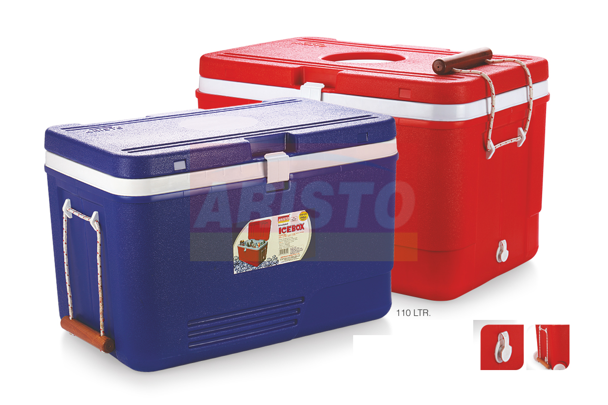 ICE BOX 110 LTR WITH VENT LID & PLUG